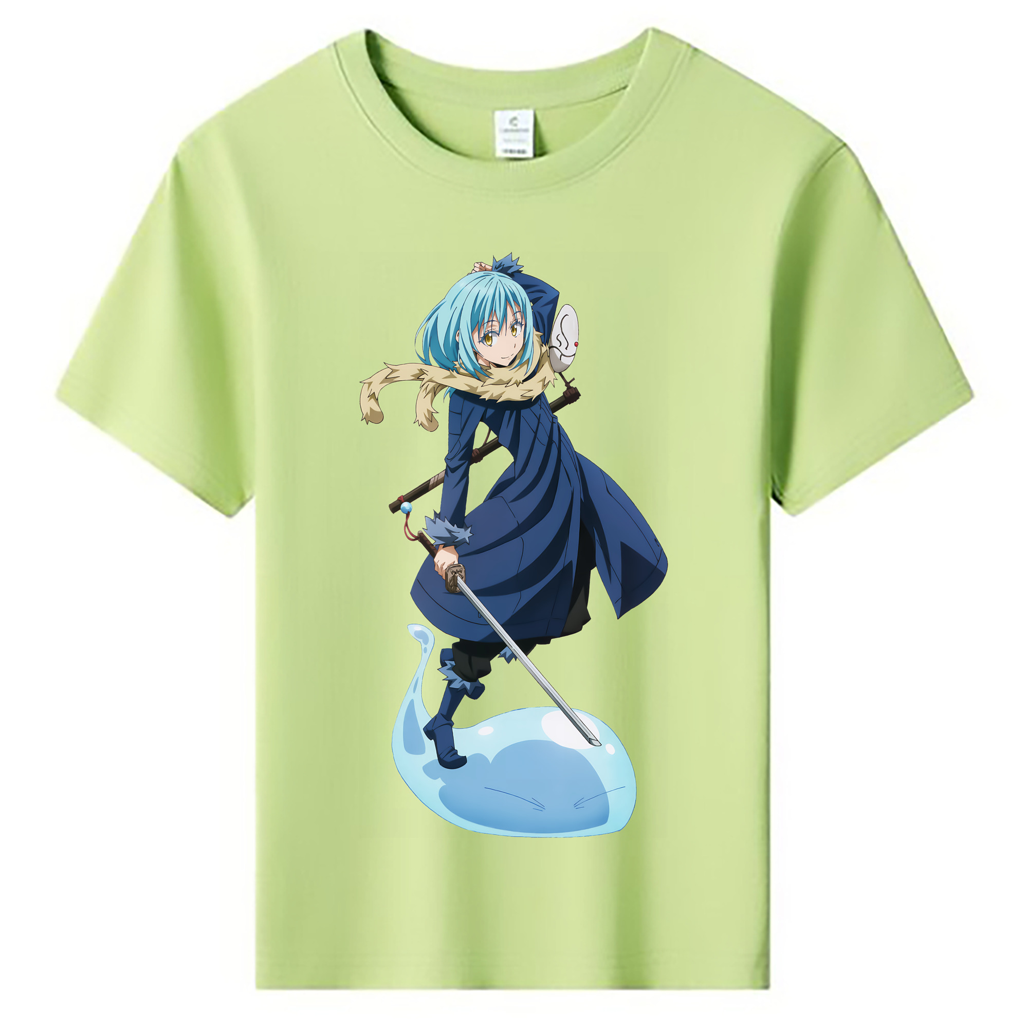 （画像用） 転スラ Regarding Reincarnated to Slime 綿100％キッズTシャツ（フロントプリント）